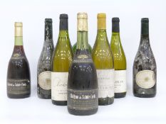 Eight bottles of wine including two bottles of 1977 Chateau de Sainte-Croix Coteaux de Languedoc,