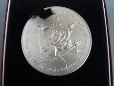 Nine case medallion coins including two silver City of Birmingham Education Committee examples,