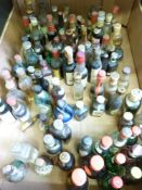 Approximately 40 alcohol miniatures including sloe gin, Vermouth, Pimms, cherry brandy, gin,