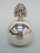 A George V novelty hallmarked silver 