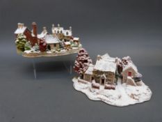 Two large Lilliput Lane cottages 