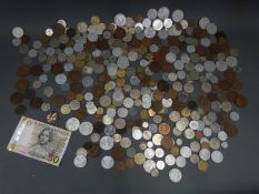 A collection of world coinage 19thC onwards including Channel Islands, Irish Free State,