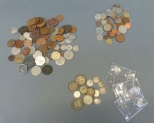 A collection of UK and overseas coinage,