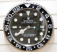 Rolex Oyster Perpetual Date GMT - Master II Superlative Chronometer shop display / advertising