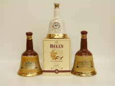 Four Bell's Whisky bells comprising 70cl 8 year old,