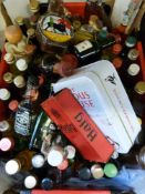 Approximately 70 alcohol miniatures including Dalvey 10 year single malt whisky , Aberlour 9 year,