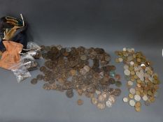 A large quantity of Victorian and Edwardian pennies together with a few Georgian examples and a