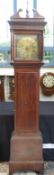 John Miles of Stroud (local interest) early to mid 19thC 30 hour duration oak longcased clock,