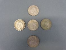 Five various crowns to include 1937 Coronation examples, rocking horse,