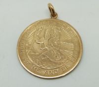 A Tiffany & Co 14k gold St Christopher, 3.