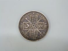 An 1887 Queen Victoria Jubilee head double florin