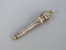 A late 17th/early 18thC perfume or scent bottle of waisted form,