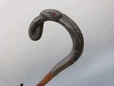 Novelty hallmarked silver handled parasol by Paragon Fox & Co.