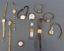 Eleven ladies and gentlemen's wristwatches including Pioneer, Avia, Ingersoll etc.
