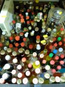 Approximately 120 alcohol miniatures by Saba, Casini, Tia Maria, Cavino, Irish liqueur,