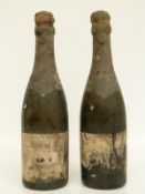 Pol Roger 1943 champagne demi bottle and another similar,