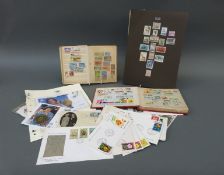 A small amateur collection of sundry stamps,