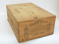 A case of 12 Chateau Leoville Barton 1985 St Julien-Medoc