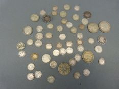 Approximately 146g of mixed UK silver coinage,