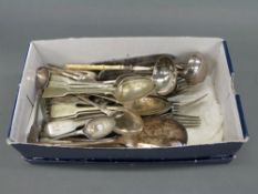 A hallmarked silver fork, pickle fork,
