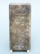 Johnson Matthey London 1 kilo 9990 silver ingot or bar no JM 65295 A,