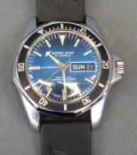 Marine-Star gentleman's automatic diver's wristwatch with day and date aperture,