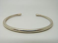 A Georg Jensen silver bangle