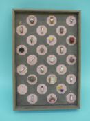 A twenty seven silver rings to include paste set etc