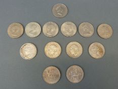 A Victorian 1892 Jubilee crown together with two 