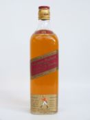 Johnnie Walker red label old scotch whisky 26 2/3 floz 70% proof