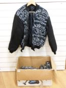 A collection of Jack Daniels whiskey promotional items, mainly boxed, to include lighters,