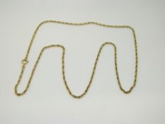 A 14ct gold chain / necklace