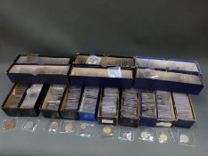 A large collection of world coins, medallic examples etc.