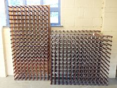 Three large wine racks to suit 166,