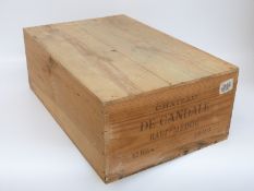A case of 12 Chateau de Candale 1996 Haut Medoc
