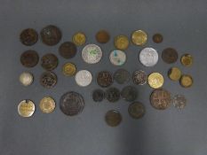A small cache of overseas coins 19thC onwards, includes a 10 Stadt 1918 German WWI coin.