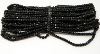 A Victorian jet choker.