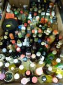 Approximately 120 alcohol miniatures including Casoni, De Kuyper,