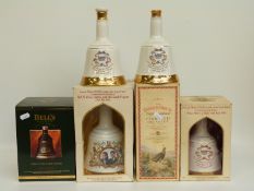 Four Bell's Whisky bells, 2 x 75cl ans 2 x 50cl, Famous Grouse, 70cl, 40% vol,