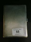 A sterling silver card case, Charles S Green & Co.