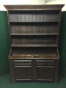 A painted kitchen dresser