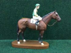 A Beswick figure - Lester Piggott and Nijinsky Winner of the Triple Crown,