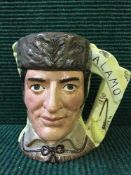 A Royal Doulton double sided Character Jug : The Battle of the Alamo 1836,