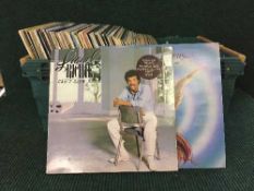 A box of lps including Fats Waller, Sinatra,