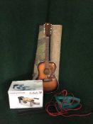A boxed Morphy Richards electric fryer, Bosch hedge trimmer,