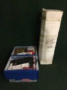 A boxed 6' Fir Christmas tree and decorations,