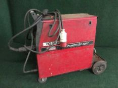 A Lincoln electric power tec 300C mig welder