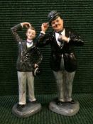 A pair of Royal Doulton figures - Stan Laural and Oliver Hardy HN2774 limited edition 9500 numbered