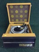 A mid 20th century Dansette Capri table top record player