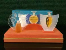 A Lalique of France Les Introuvables, The Ultimate Collection, three boxed perfumes.